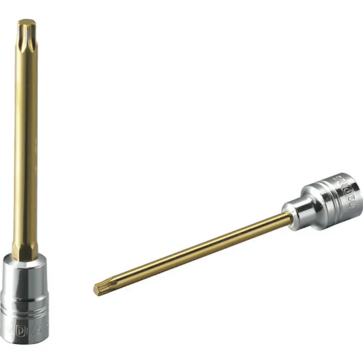 【CAINZ-DASH】京都機械工具 6.3ロングトルクスビットT15 NQ4T15L【別送品】