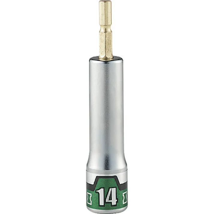【CAINZ-DASH】京都機械工具 インパクトドライバ用ソケットビット 難攻不落 14mm BZP63-14【別送品】