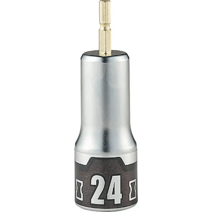 【CAINZ-DASH】京都機械工具 インパクトドライバ用ソケットビット 難攻不落 24mm BZP63-24【別送品】