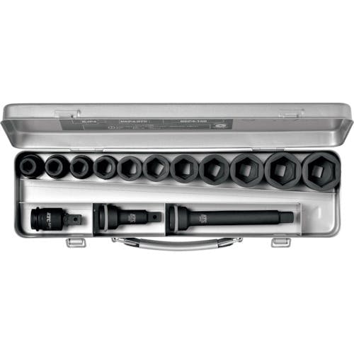 京都機械工具 12.7sq.インパクトレンチ用ソケットレンチセット(スタンダード) TBP411PA ソケットレンチセット(インチ) 京都機械工具 12.7sq.インパクトレンチ用ソケットレンチセット(スタンダード) TBP411PA ソケットレンチセット(インチ)