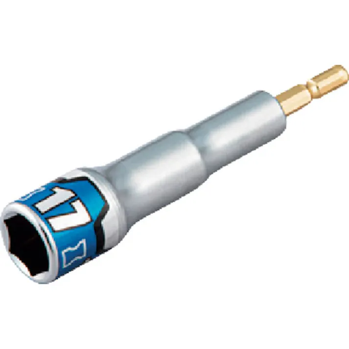 KTC 難攻不落 インパクトドライバ用ソケットビット ストレート 40V対応 17mm BZP63A-17
