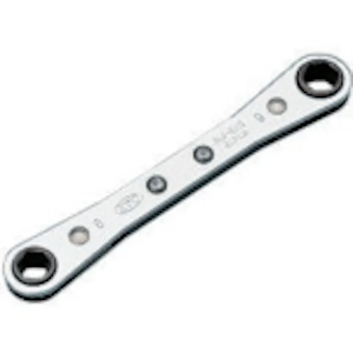 【CAINZ-DASH】京都機械工具 板ラチェットめがねレンチ10×12mm RM-10X12【別送品】
