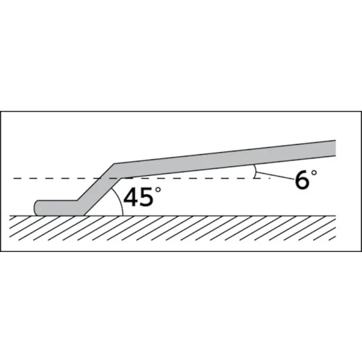 【CAINZ-DASH】京都機械工具 45°X6°めがねレンチ10×12mm NM5-1012【別送品】