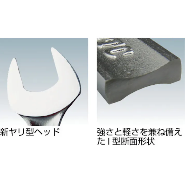 【CAINZ-DASH】京都機械工具 コンビネーションレンチ 二面幅23mm 全長311mm MS2-23【別送品】