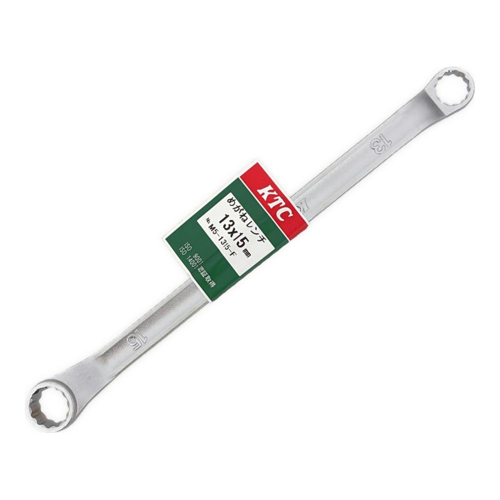 れんね KTC 45°×6°ロングめがねレンチ M5-1315 | 作業工具・作業用品・作業