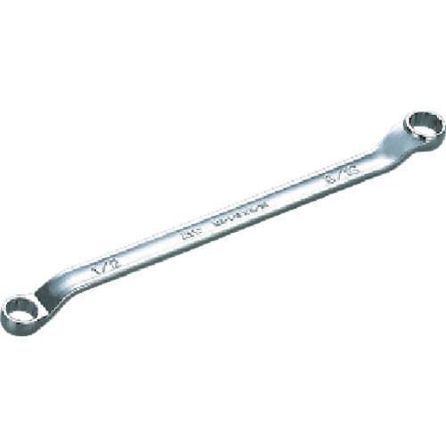 京都機械工具 45°×6°ロングめがねレンチ3/4×13/16inch M5-3/4X13/16 両口めがねレンチ(インチサイズ) 京都機械工具 45°×6°ロングめがねレンチ3/4×13/16inch M5-3/4X13/16 両口めがねレンチ(インチサイズ)