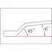 【CAINZ-DASH】京都機械工具 45°×6°ロングめがねレンチ15/16×1inch M5-15/16X1【別送品】