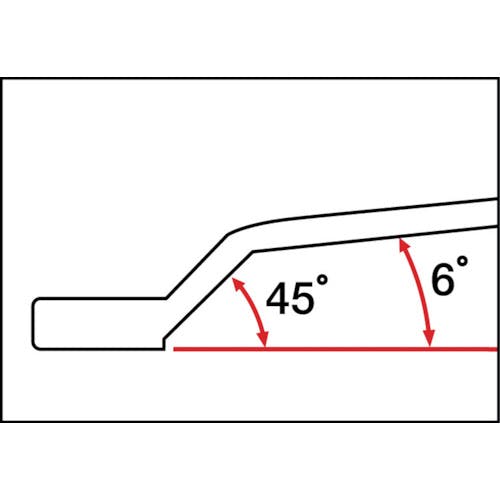 CAINZ-DASH】京都機械工具 ４５°×６°ロングめがねレンチ１－１／８×１