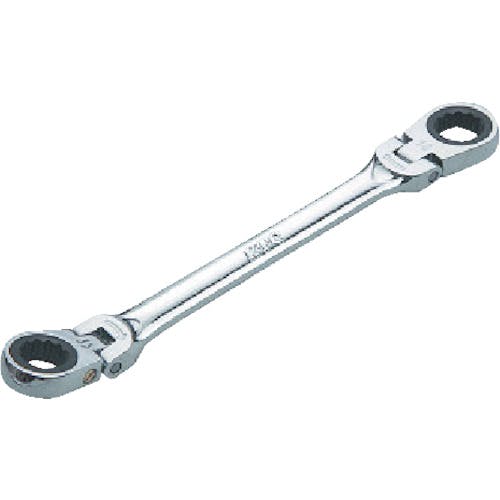 京都機械工具 ラチェットめがねレンチ(両頭型首振りタイプ) 6X7mm MR1-0607F ラチェットめがねレンチ 京都機械工具 ラチェットめがねレンチ(両頭型首振りタイプ) 6X7mm MR1-0607F ラチェットめがねレンチ