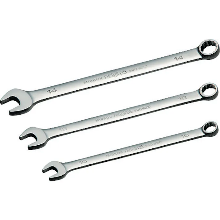 【CAINZ-DASH】京都機械工具 ロングコンビネーションレンチ 二面幅8mm 全長150mm NMS2L-08【別送品】