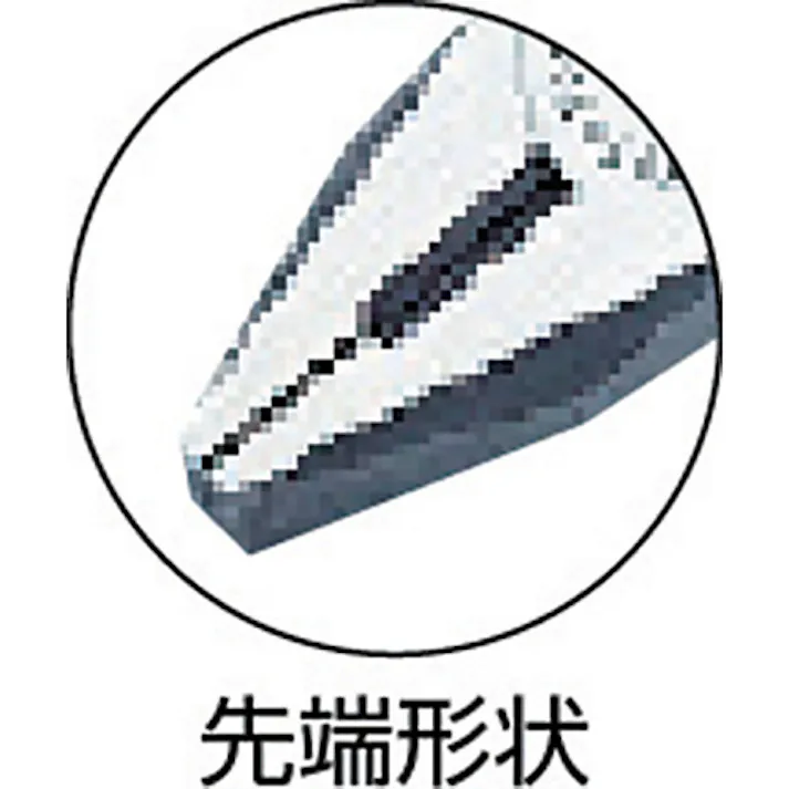 【CAINZ-DASH】京都機械工具 ペンチ(コーティンググリップ)175mm SPD-175C【別送品】