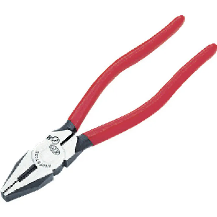 【CAINZ-DASH】京都機械工具 ペンチ(コーティンググリップ)200mm SPD-200C【別送品】