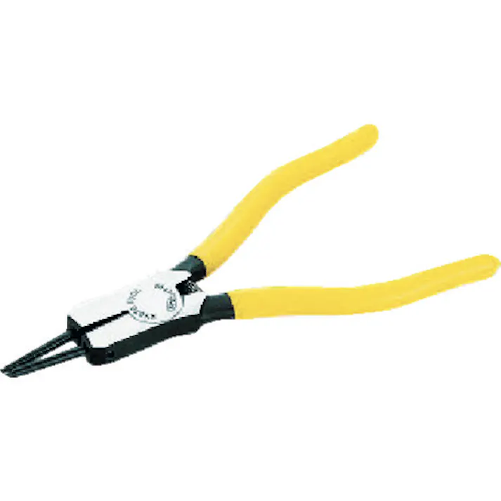 【CAINZ-DASH】京都機械工具 直型スナップリングプライヤ軸用 Ф2.0 SOP-171【別送品】