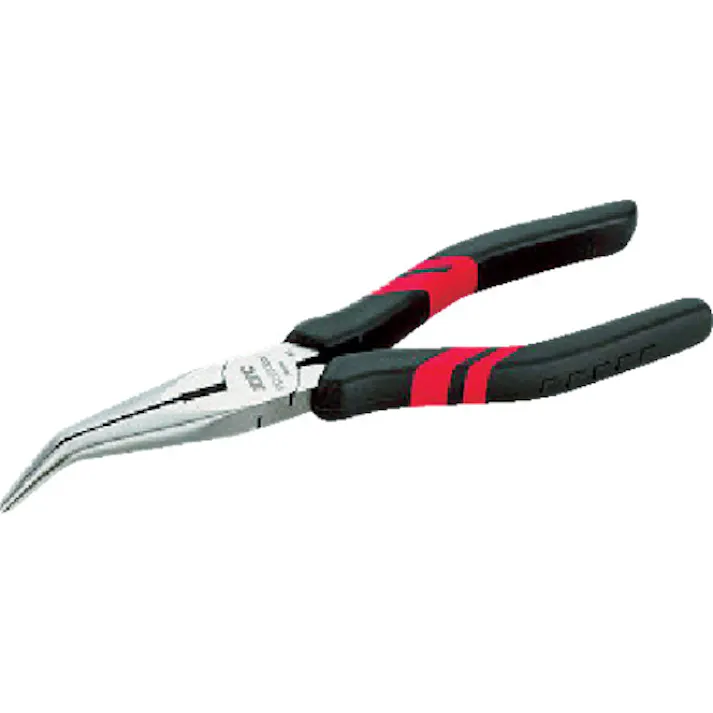 【CAINZ-DASH】京都機械工具 ラジオペンチ(45°ベントノーズタイプ) 全長199mm 切断能力Φ2.3 PSL-200BN【別送品】