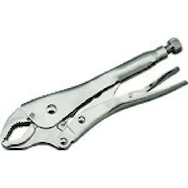 【CAINZ-DASH】京都機械工具 ロッキングプライヤー 曲線あご 全長225mm 最大口開き51mm 250CR【別送品】