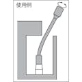 【CAINZ-DASH】京都機械工具 ９．５ｓｑ．フレキシブルエクステンションバー２００ｍｍ BES21-200【別送品】