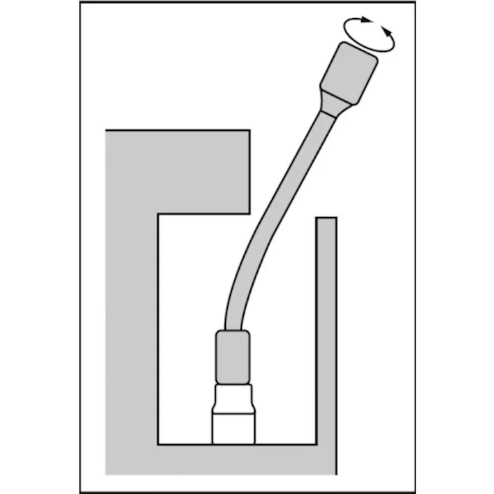 【CAINZ-DASH】京都機械工具 9.5sq.フレキシブルエクステンションバー200mm BES21-200【別送品】