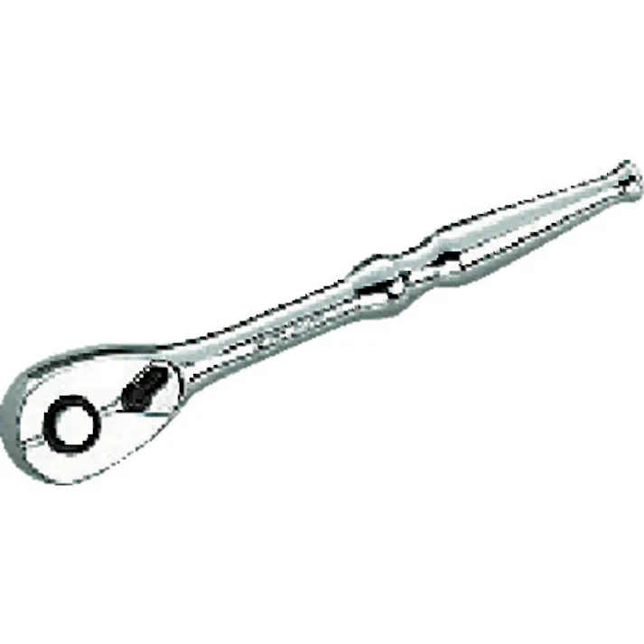 【CAINZ-DASH】京都機械工具 6.3sq.ラチェットハンドル 歯数36枚 差込角6.35mm 全長125mm BR2E【別送品】
