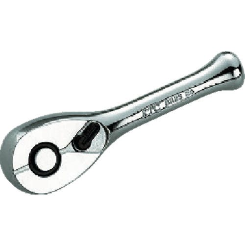 【CAINZ-DASH】京都機械工具 ６．３ｓｑ．ショートラチェットハンドル　歯数３６枚　差込角６．３５ｍｍ　全長８０ｍｍ BR2S【別送品】