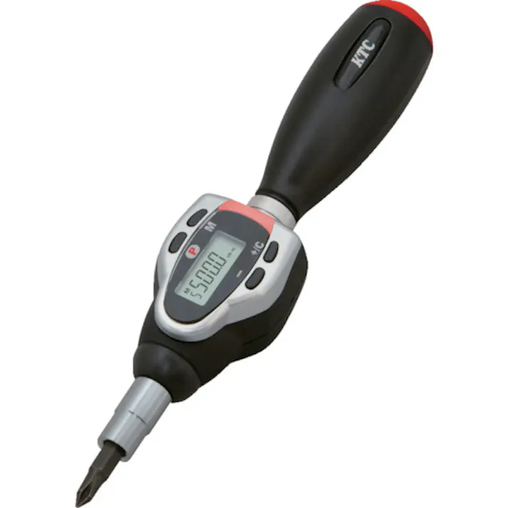 【CAINZ-DASH】京都機械工具 トルクレンチ(デジタル式) デジラチェドライバタイプ トルク調整範1.0~5.0N・m 差込角6.3mm GLK500【別送品】