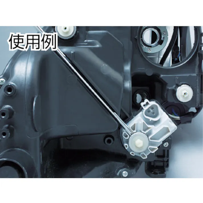 【CAINZ-DASH】京都機械工具 ヘッドライト光軸調整レンチ(ラチェットタイプ) ADR10【別送品】