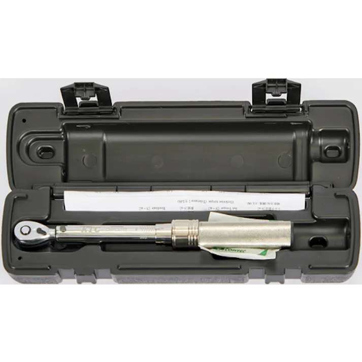 【CAINZ-DASH】京都機械工具 6.3プレセット型トルクレンチ トルク調整範囲3~15N・m 全長252mm CMPC0152【別送品】