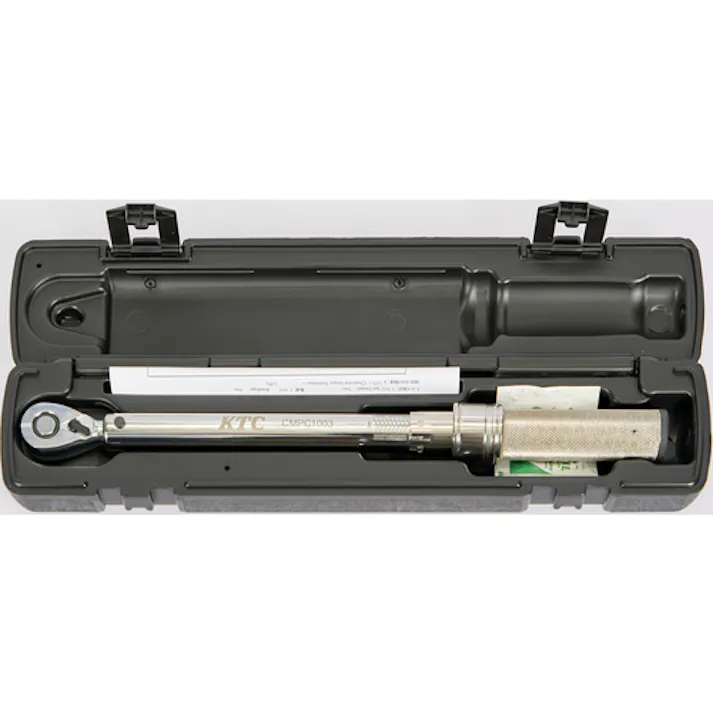 【CAINZ-DASH】京都機械工具 9.5プレセット型トルクレンチ トルク調整範囲20~100N・m 全長400mm CMPC1003【別送品】