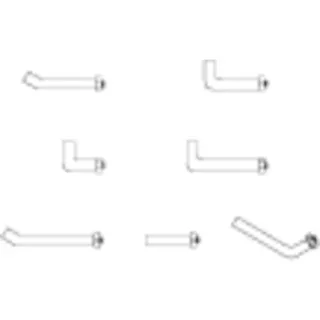 【CAINZ-DASH】京都機械工具 フックDセット(10本組) SKR-54-D【別送品】