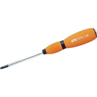 【CAINZ-DASH】京都機械工具 ソフトドライバ クロス貫通タイプ 刃先No.2 軸長150mm D7P2-215【別送品】