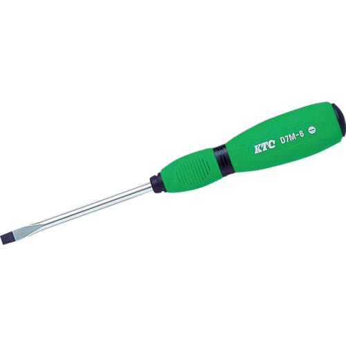 京都機械工具 ソフトドライバ マイナス6mm 全長280mm D7M-615 グリップドライバー 京都機械工具 ソフトドライバ マイナス6mm 全長280mm D7M-615 グリップドライバー