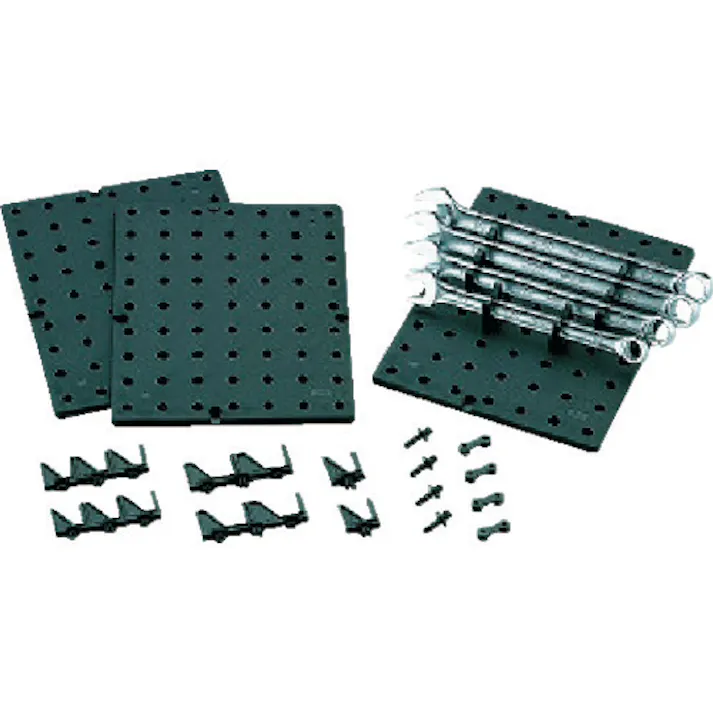 【CAINZ-DASH】京都機械工具 レンチラック(スパナ/めがねレンチ/コンビネーションレンチ用) TEH1SM【別送品】