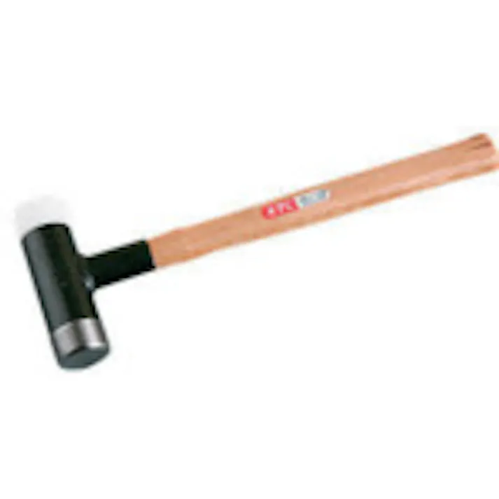 【CAINZ-DASH】京都機械工具 ショックレスハンマ 1ポンド 頭径36mm 頭長119mm 全長366mm UD1-10B【別送品】