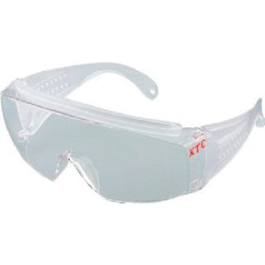 【CAINZ-DASH】京都機械工具 メガネ用品　保護めがね（１眼型）　幅１５０ｍｍ YDA-360【別送品】