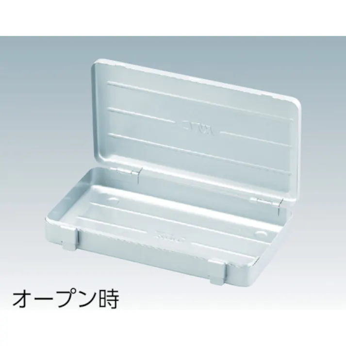 【CAINZ-DASH】京都機械工具 スチール製工具箱 片開きメタルケース 間口275×奥行150×高さ50mm EKB-1【別送品】