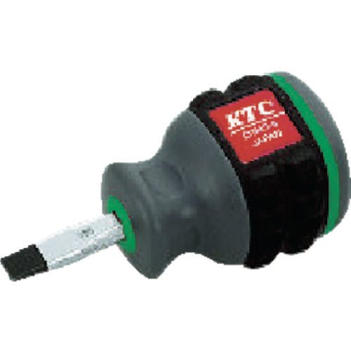 【CAINZ-DASH】京都機械工具 樹脂柄スタッビドライバ　刃先６．８マイナス　軸長２５ｍｍ D1MS-6【別送品】