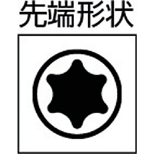 CAINZ-DASH】京都機械工具 樹脂柄Ｔ型トルクスドライバセット［１２本