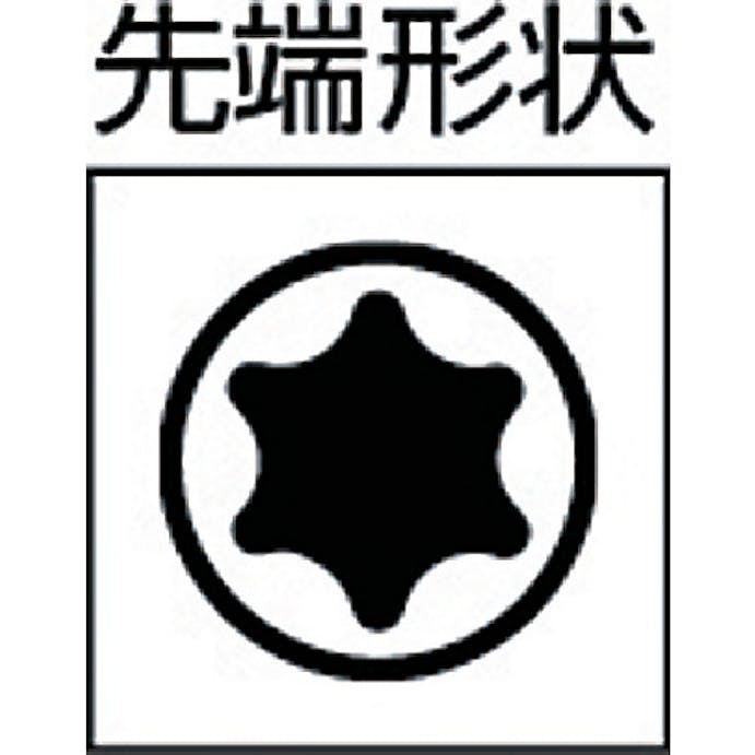 【CAINZ-DASH】京都機械工具 樹脂柄Ｔ型トルクスドライバセット［１２本組］ TD1T12【別送品】