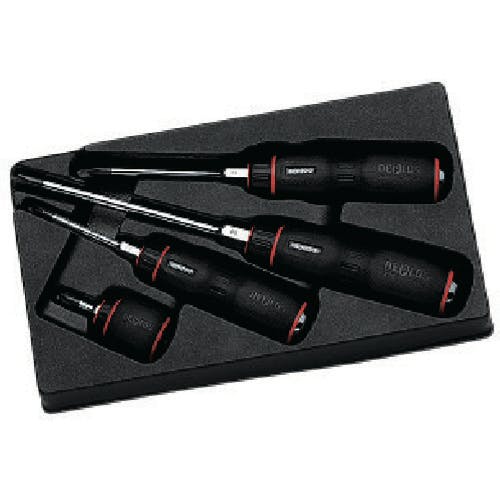 【CAINZ-DASH】京都機械工具 樹脂柄クロスドライバセット［４本組］ NTD1P04【別送品】