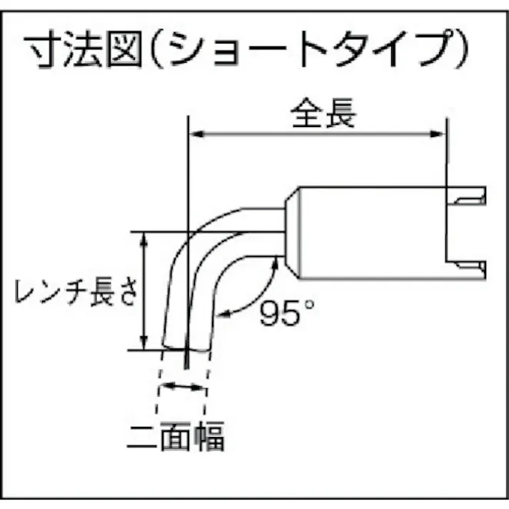 【CAINZ-DASH】京都機械工具 交換式用 六角棒ヘッド ショートタイプ 4mm GX13-H04S【別送品】