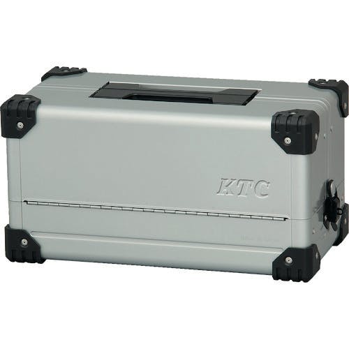 京都機械工具 スチール製工具箱 両開きメタルケース(シルバー) 間口440×奥行233×高さ230mm EK-10A スチール製工具箱 京都機械工具 スチール製工具箱 両開きメタルケース(シルバー) 間口440×奥行233×高さ230mm EK-10A スチール製工具箱