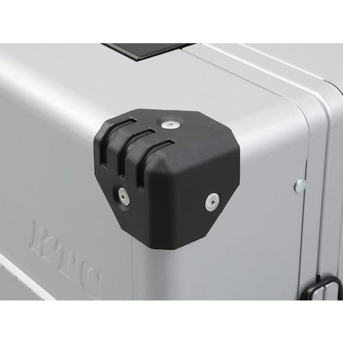 CAINZ-DASH】京都機械工具 スチール製工具箱 両開きメタルケース