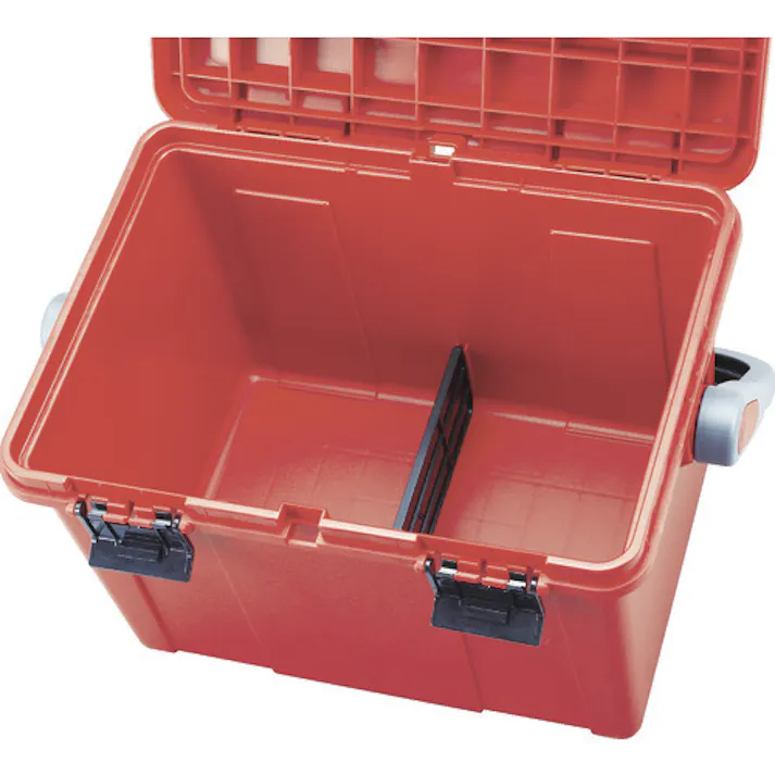 【CAINZ-DASH】京都機械工具 樹脂製工具箱 プラハードケース レッド 間口540×奥行360×高さ3550mm EKP-1A【別送品】