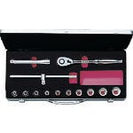 【CAINZ-DASH】京都機械工具 １２．７ｓｑ．ソケットレンチセット［１３点］ TB410W【別送品】