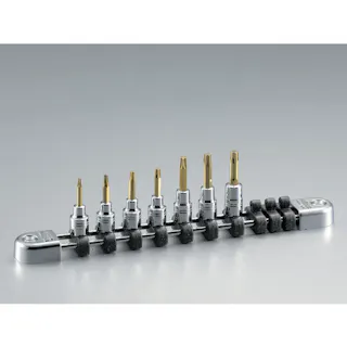 【CAINZ-DASH】京都機械工具 6.3トルクスビットセット(7コ組) NTQ4T07【別送品】