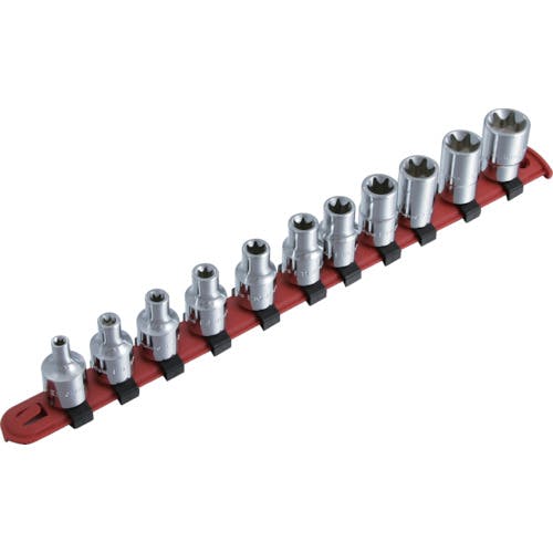 スエカゲツール 3/8DR.11PC.スペシャルEトソケットハンガーセット ES3-11S ソケット(ソケット) スエカゲツール 3/8DR.11PC.スペシャルEトソケットハンガーセット ES3-11S ソケット(ソケット)