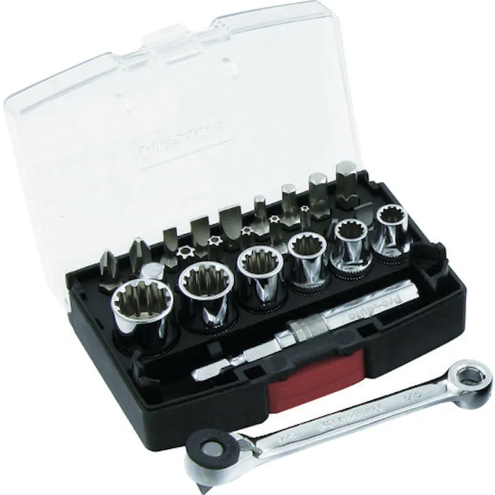 【CAINZ-DASH】スエカゲツール 25PC ミニリバースギア&スプラインソケットセット MRG-1425S【別送品】