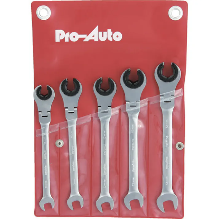 【CAINZ-DASH】スエカゲツール 5本組フレアナットフレックスギアレンチセット FNFG-5SP【別送品】