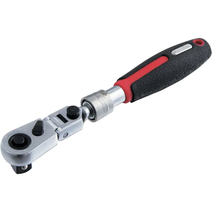 【CAINZ-DASH】スエカゲツール 3/8DR.伸縮式フレックスロックラチェットミニタイプ STR-F3C【別送品】