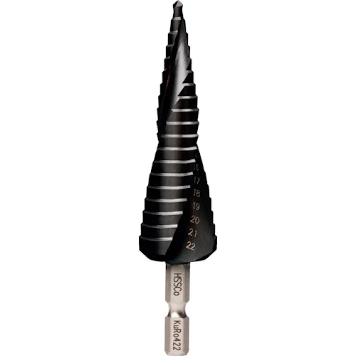 【CAINZ-DASH】スエカゲツール クロステップドリル 4~22mm KURO-422【別送品】