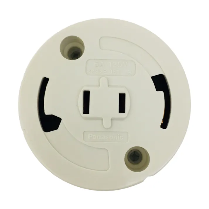 パナソニック コンセント付丸型引掛シーリング ミルキーホワイト フル端子 WG4425W